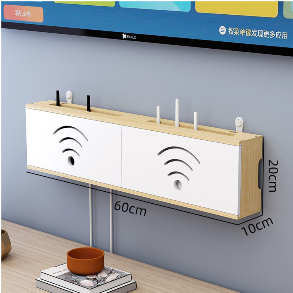 Kệ treo tường, kệ wifi, android box treo tường tiện dụng