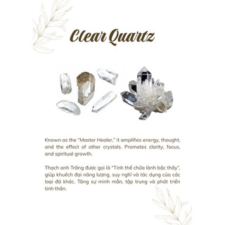 Vòng cổ Clear Quartz - Thạch anh Trắng năng lượng tự nhiên