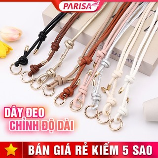 Dây Đeo Túi Đeo Phụ Kiện String Điều Chỉnh Độ Dài Form Da Tròn P2704