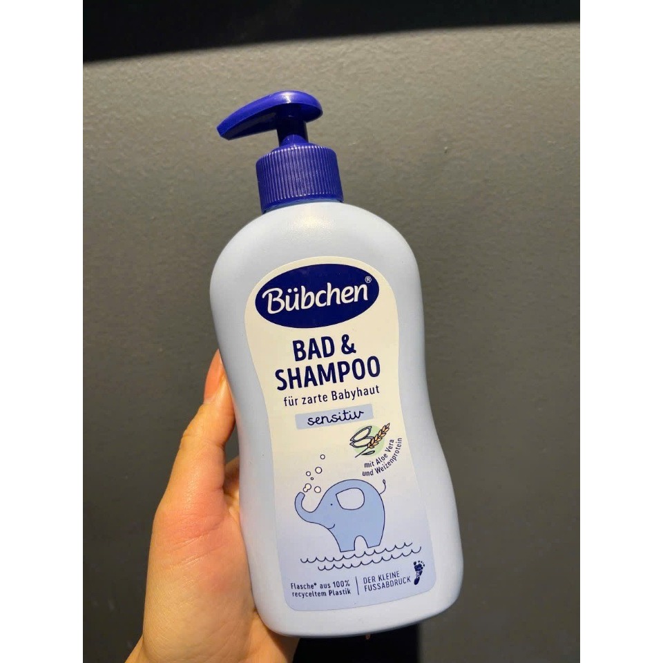 Sữa tắm gội Bubchen dành cho bé sơ sinh Đức đủ bill