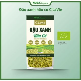 Đậu xanh hữu cơ - c'lavie - 200g