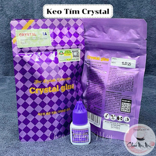 Keo nối mi -Crytal tím (Chuẩn chất lượng)