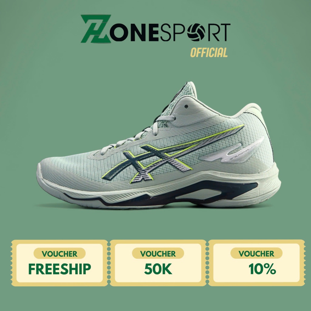 Giày Asics Netburner Ballistic FF MT 4 - Giày Chuyên Bóng Chuyền Cao Cấp Cổ Cao Êm Nhẹ Hỗ Trợ Bật