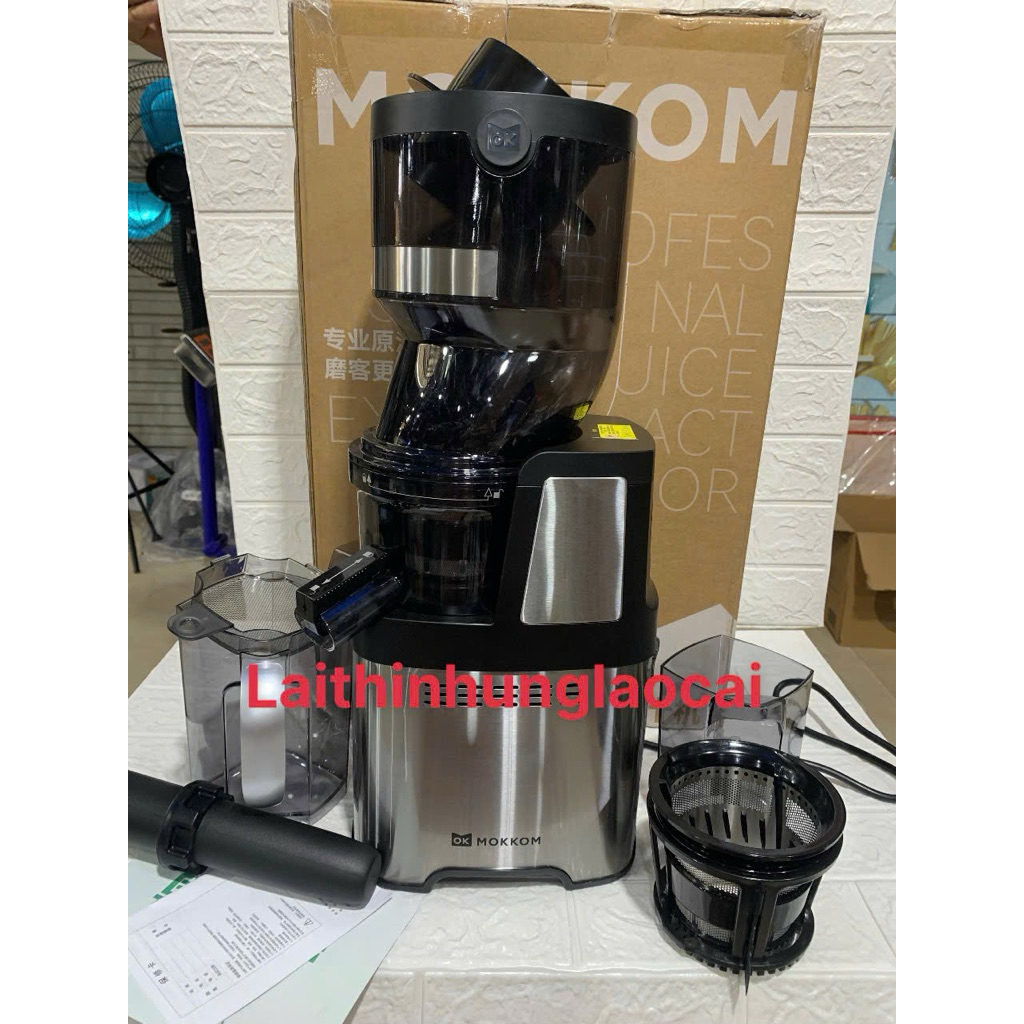 Máy ép chậm MOKKOM-S300 công suất 250w ép cực êm,phù hợp cho nhà hàng bán nước ép