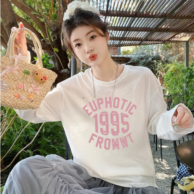 Áo Thun Tay Dài Chất Xược mùa thu mềm mại, in hình xinh - NEONVN STUDIO áo thun nữ dài tay mùa thu h