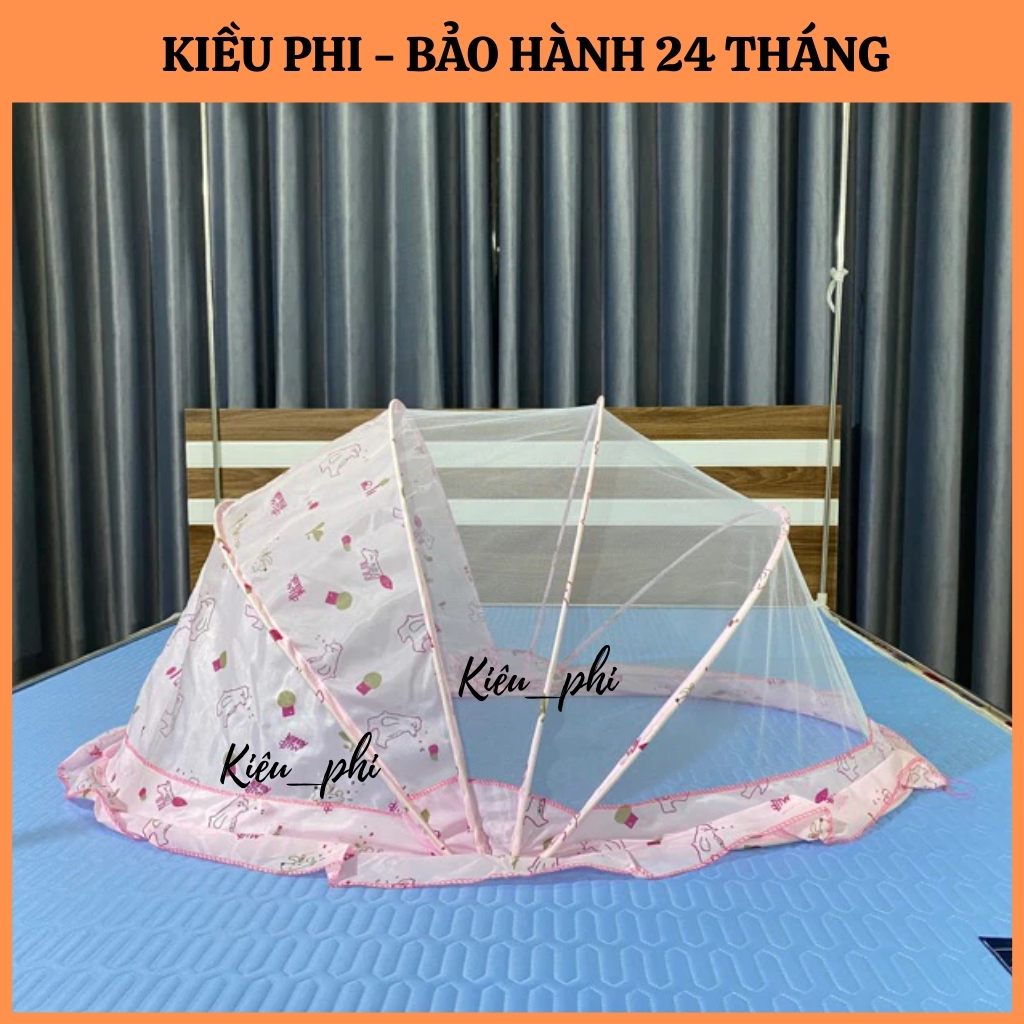 Màn mùng chụp ngủ chống muỗi tự bung cho em bé sơ sinh, lớn thông minh gấp gọn Kiều Phi