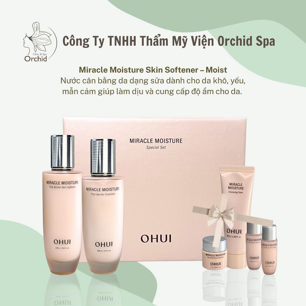 (OHUI) Bộ Dưỡng Ẩm Ohui Miracle Moisture 2pcs Special Set