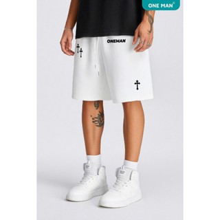  Quần đùi nam nữ ONE MAN chất thun thể thao cao cấp phong cách basic dễ phối đồ thấm hút thoáng mát mềm mịn QD302 