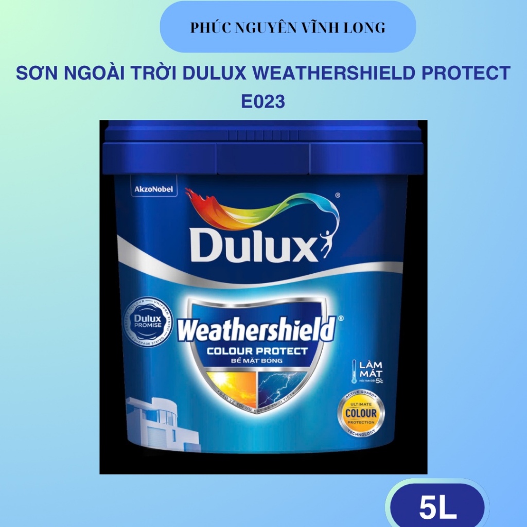 SƠN NGOÀI TRỜI DULUX WEATHERSHIELD PROTECT E023 5L [Chính Hãng]