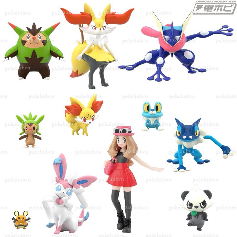Pokemon Bandai Scale World Kalos Region
