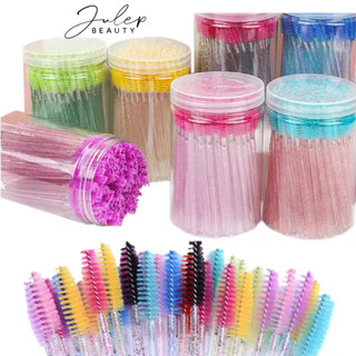 Lọ 100 Cây Chổi Chải Mi Nối, Lọ 100 Cây Chuốt Mi Pha Lê - Dụng Cụ Làm Đẹp - JULEP BEAUTY