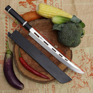 [ITC.01 V] Dao thái thịt cá - Bản lỗ chống dính - chuyên sashimi thép chống gỉ - Chuyên dùng trong bếp