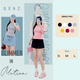 Áo Thun Nữ Tay Lứng Dáng Ôm Body Thanh Lịch  Genzshop BST25