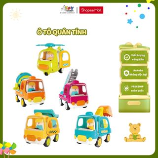Đồ Chơi Ô Tô Trẻ Em Toykingdom, Xe Tải, Xe Trộn Bê Tông, Xe Xúc Cát Cho Bé Có Nhạc và Đèn Vui Nhộn