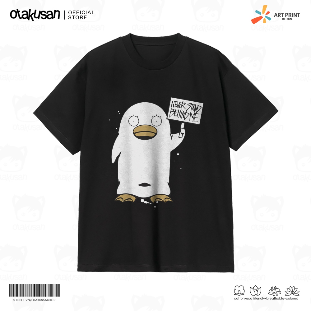 Áo thun Unisex Gintama Elizabeth 'Don`t Stand Behind Me.' Cotton 100% ngắn tay