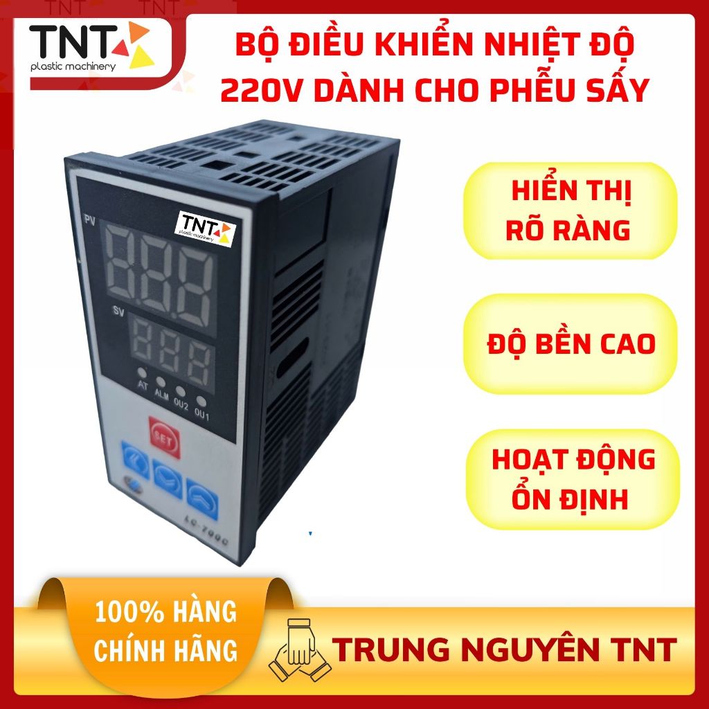 Bộ điều khiển nhiệt độ 220V phễu sấy hd-50, hd-100, hd-150, hd-200, hd-300, htd-50, htd-100, htd-150