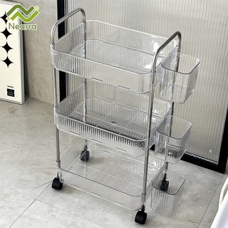  Kệ đựng mỹ phẩm trong suốt có ngăn kéo để đồ trang điểm phụ kiện,Kệ xe đẩy cao cấp 