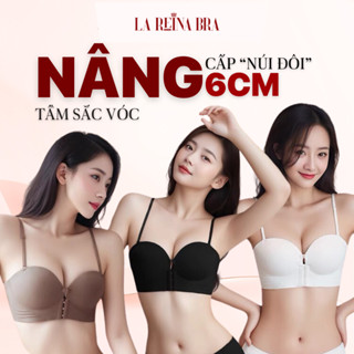 Áo Ngực Nữ LA REINA BRA Áo Lót Nữ Nâng Ngực Cài Trước Tạo Khe Đệm 6cm Áo Không Gọng - CN044