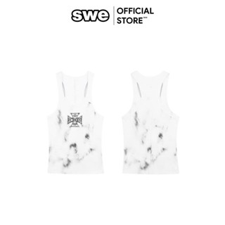  Áo Tank Top Nữ Wash Local Brand SWE CROSS TANK TOP - Trắng 