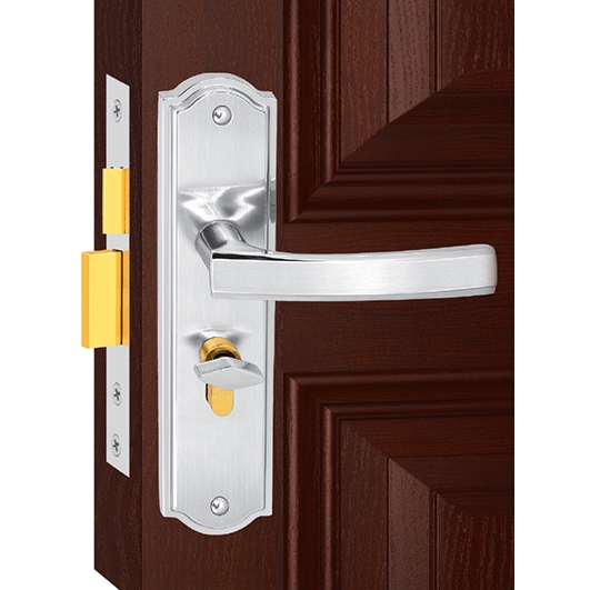 Khóa tay gạt cửa gỗ 04504 - Khóa cửa thông phòng hợp kim Việt Tiệp