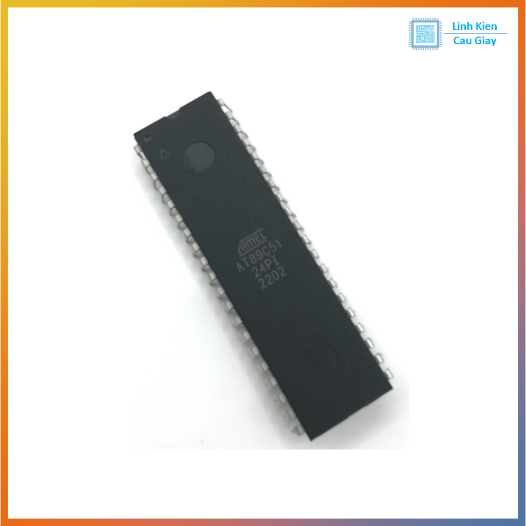 Linh kiện vi điều khiển AT89C52-24PU DIP40