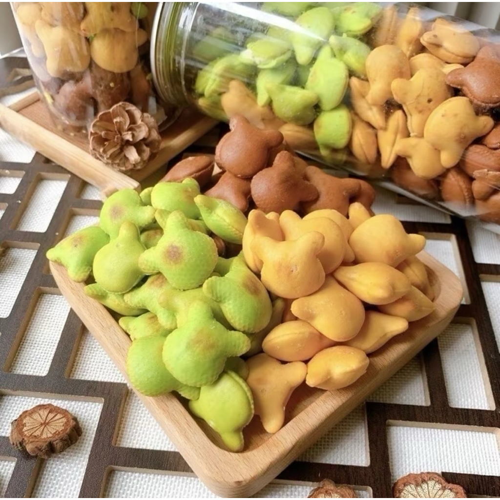 Bánh gấu kem sữa mix vị ,bánh nhân kem sữa