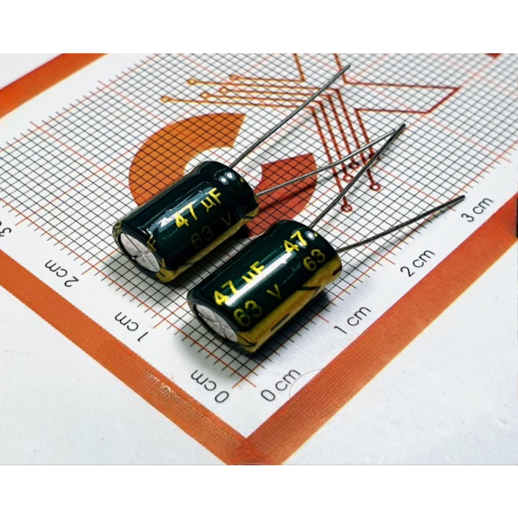 Tụ hóa 47uF 63V 8x12mm (10c)