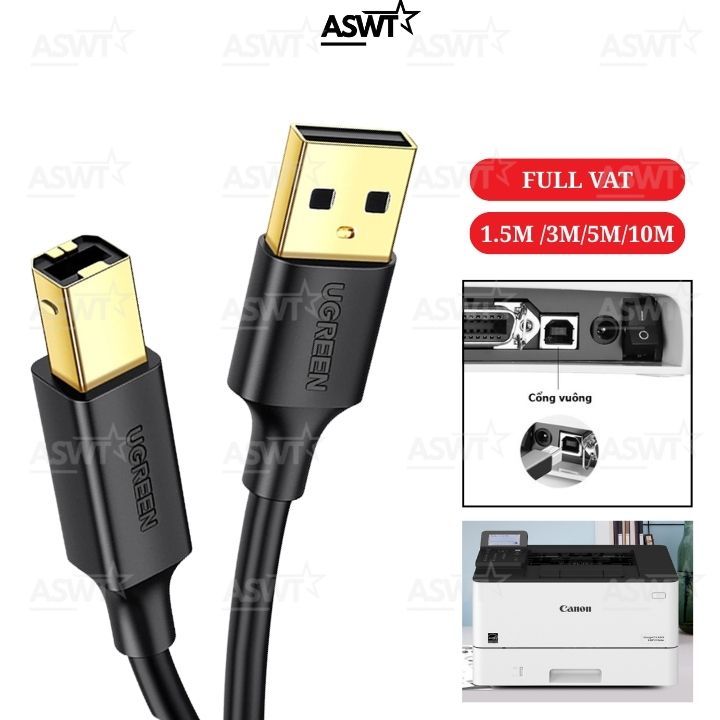 Dây kết nối máy in Canon LBP6230DW / LBP223DW / LBP226dw với máy tính - FULL VAT