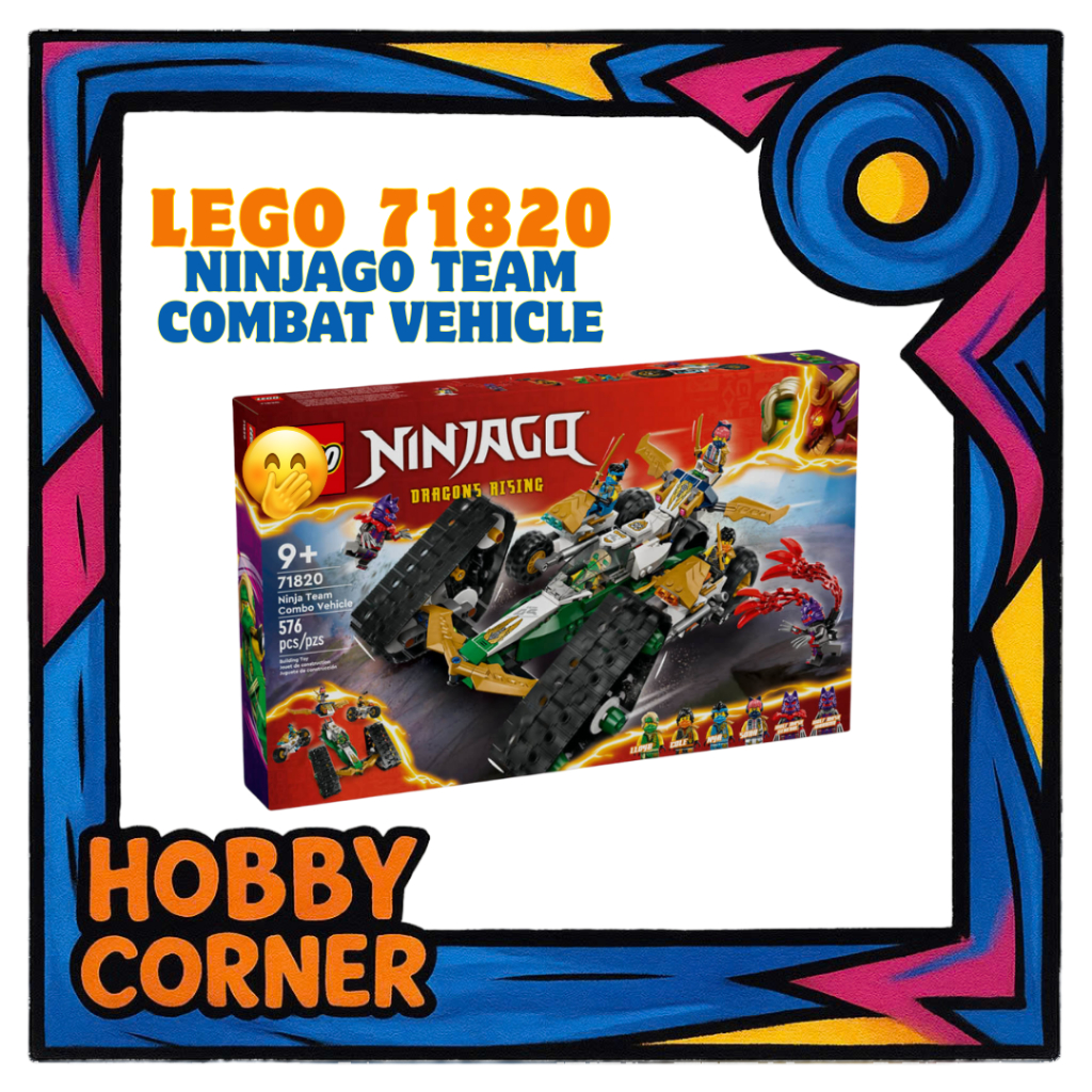 NINJAGO DRAGONS RISING S3 Ninja Team Combo Vehicle - 71820 - Cỗ xe kết hợp đa năng của đội Ninja Nin
