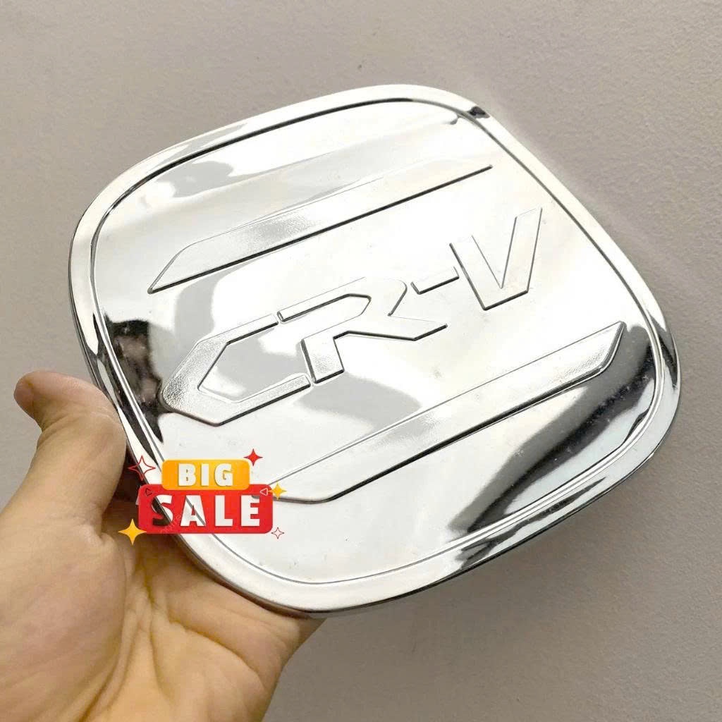 Ốp Chống Xước Nắp Bình Xăng Honda CRV 2013 2014 2015 2016 2017 - Ốp Nắp Xăng CRV 2013/2017