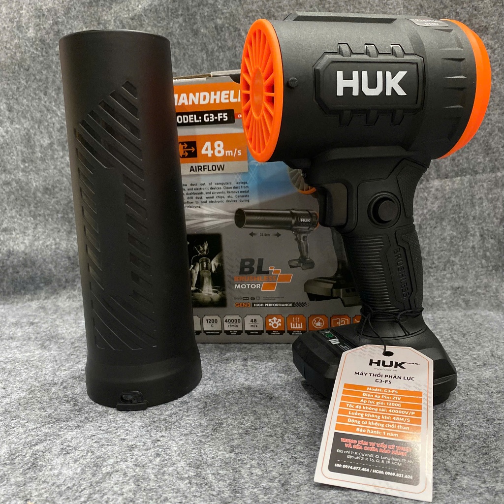Máy thổi phản lực Hukan G3-F5 (chưa kèm pin sạc) bảo hành 12 tháng