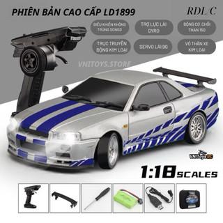 Xe điều khiển từ xa GTR Drift 1:18 LD1899 vỏ kim loại – 2.4GHz kèm vali đựng 
