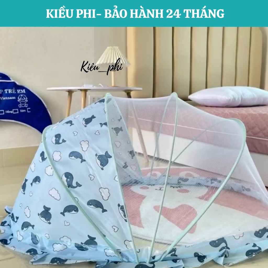 Mùng ngủ gấp gọn - màn chụp tự bung chống muỗi cho trẻ em bé lớn, nhỏ, nhỡ tự bung thông minh
