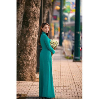 Vải áo dài lụa trơn ( siêu lụa) mềm mịn, mặc mát, may đồng phục