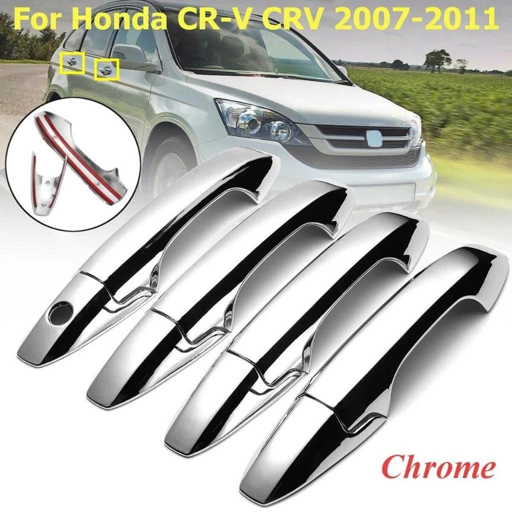Bộ Ốp Tay Nắm Hõm Cửa Xe Honda CRV đời 2007 2008 2009 210 2011 - Ốp Tay Mở Cửa Honda CRV