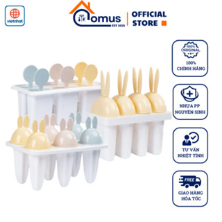  Khay Kem Khuôn Làm Kem 4-6 Que Việt Nhật 5616 17 18 19 - DOMUS 