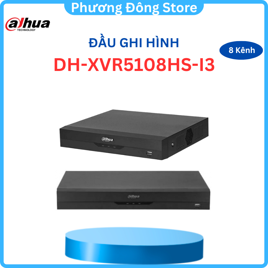 Đầu ghi hình camera Analog Dahua 5MP DH-XVR5108HS-I3 - hàng chính hãng