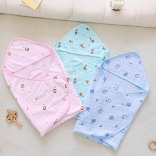 Chăn Ủ Bé Sơ Sinh Vải Xốp Trần Bông Giữ Ấm Cho Bé Mùa Xuân Thu