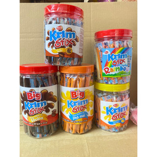 Kẹo Mềm Vị Socola,Phô Mai Krim Stix Hũ 430g/600g