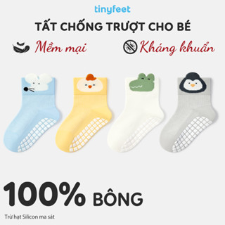 Tất Vớ Chống Trượt Cho Bé Trai Bé Gái 1-3 Tuổi TINYFEET KS09 Mềm Mịn, Kháng Khuẩn, Đáng Yêu