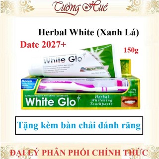 Kem Đánh Răng Thảo Mộc White Glo Nhiều Mùi Hương - 150g (Có lựa chọn)