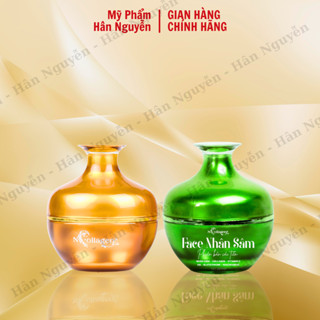  Kem face nhân sâm N-Collagen 18g - Kem sâm vàng & kem sâm xanh - Dưỡng trắng da mờ nám tàn nhang 