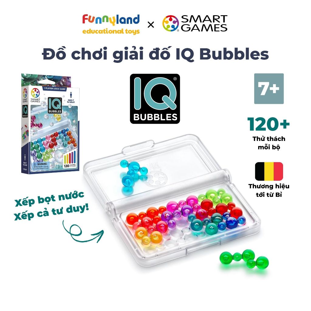 Đồ chơi trí tuệ Smartgames Thử thách IQ Bubbles