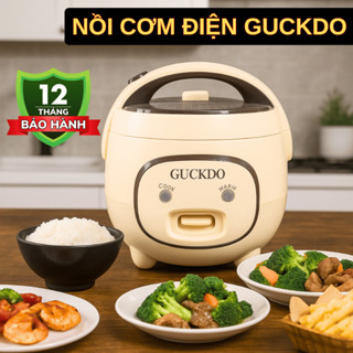 Nồi cơm điện Guckdo chính hãng, nồi cơm mini, nồi nấu cơm nhanh phù hợp cho sinh viên, gia đình