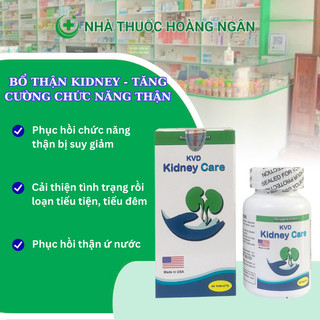   Chính Hãng  Viên uống bổ thận Kidney Care tăng cường chức năng thận hộp 60 viên - NT Hoàng Ngân 