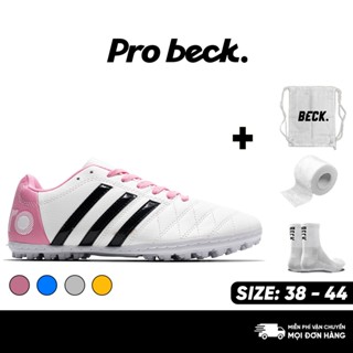  Giày Bóng Đá Wika 3 Sọc Toni Kroos Đế Đinh TF Bám Sân Các Phối Màu Sắc Sân Cỏ Tự Nhiên 