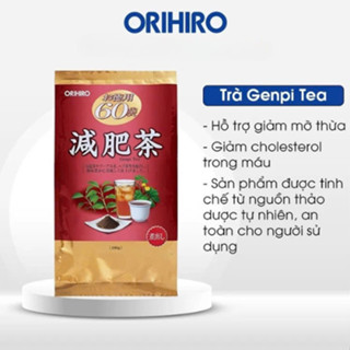 Trà Genpi hỗ trợ giảm mỡ thừa Orihiro Nhật Bản 60 gói/túi