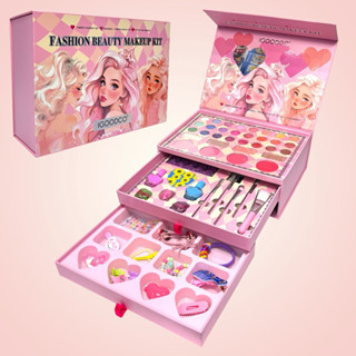  Bộ đồ chơi trang điểm làm đẹp thời trang cho bé gái - đồ chơi kẹp tóc và sơn móng tay 
