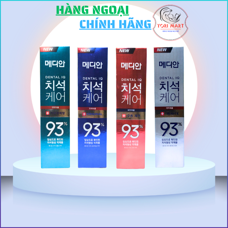 Kem đánh răng MEDIAN 93% Hàn Quốc 120g, kem đánh răng Hàn Quốc