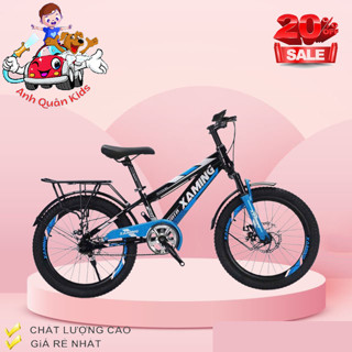 Xe đạp địa hình thể thao Xaming Nam giảm sóc trước cho bé 7-15 tuổi Size 20-22-24inh
